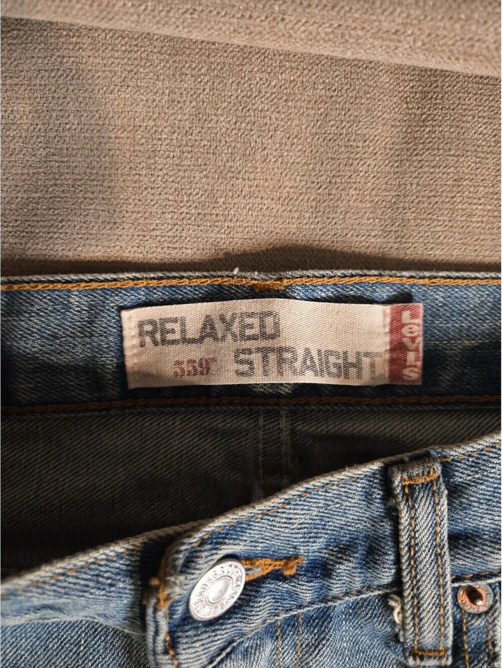 Vtg Levi's 559 Jeans Men's 31x30 Denim Relaxed Straight Medium Wash Y2K Fade